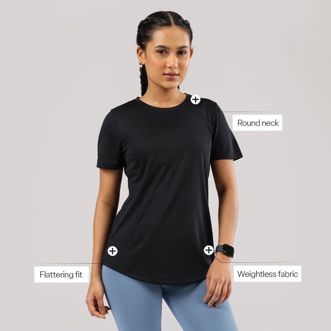 CloudFlex Round Neck Tee - BlissClub