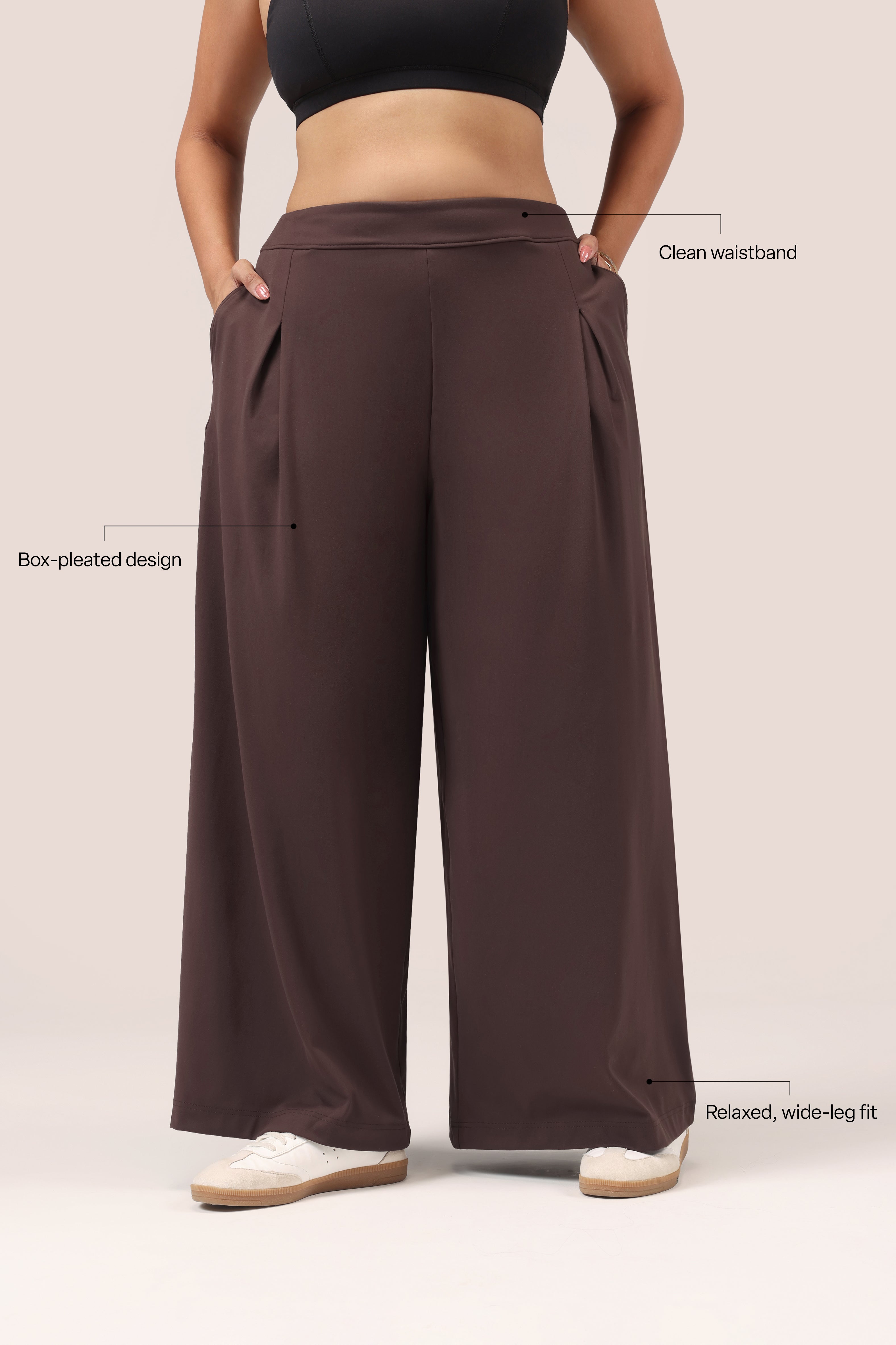 Cloud Box Pleated Korean Pant