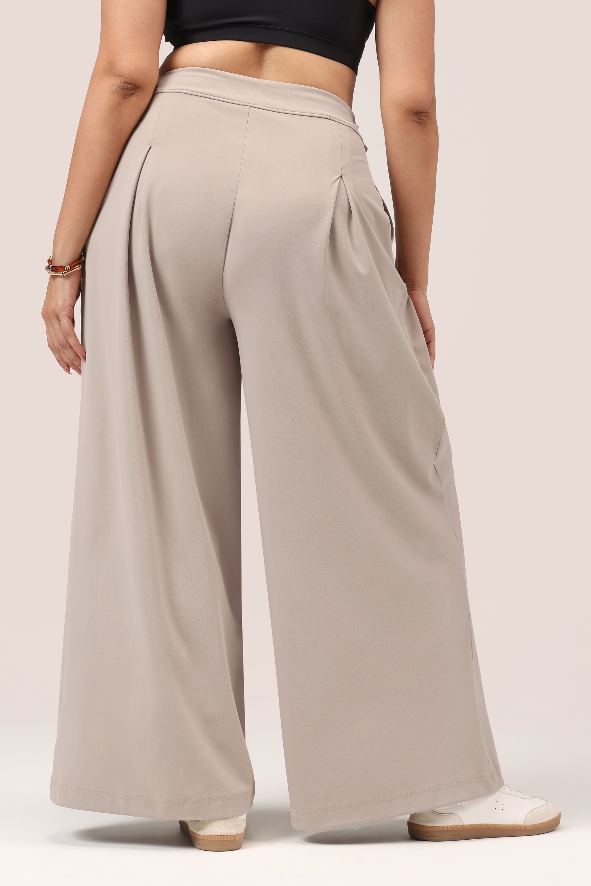 Cloud Box Pleated Korean Pant