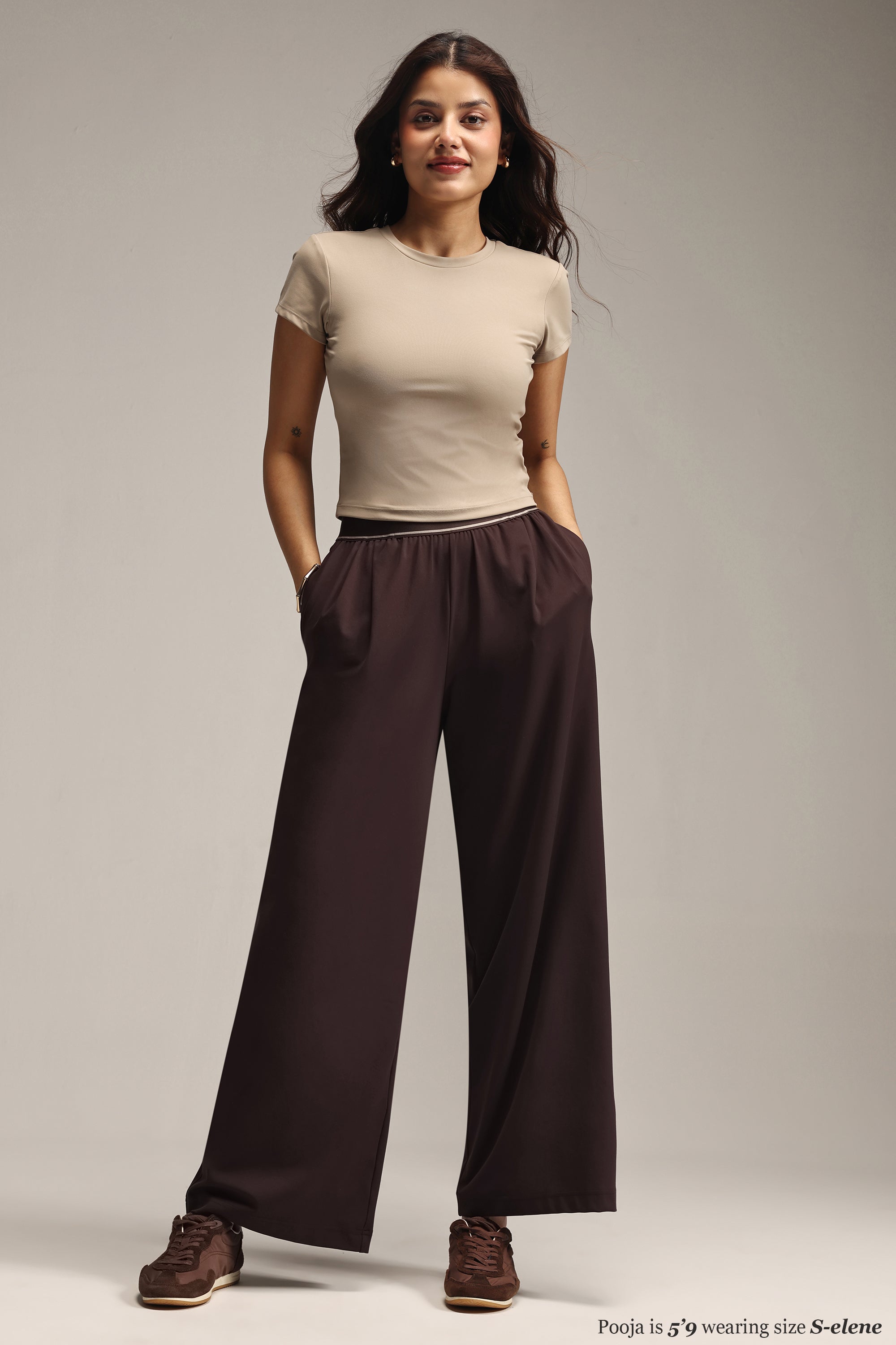 Cloud Korean Active Wide Pants