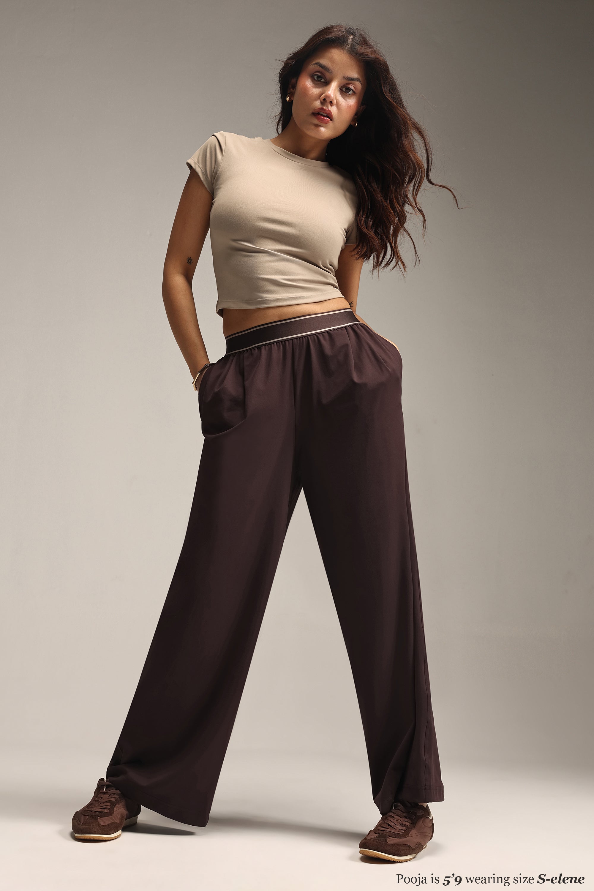 Cloud Korean Active Wide Pants