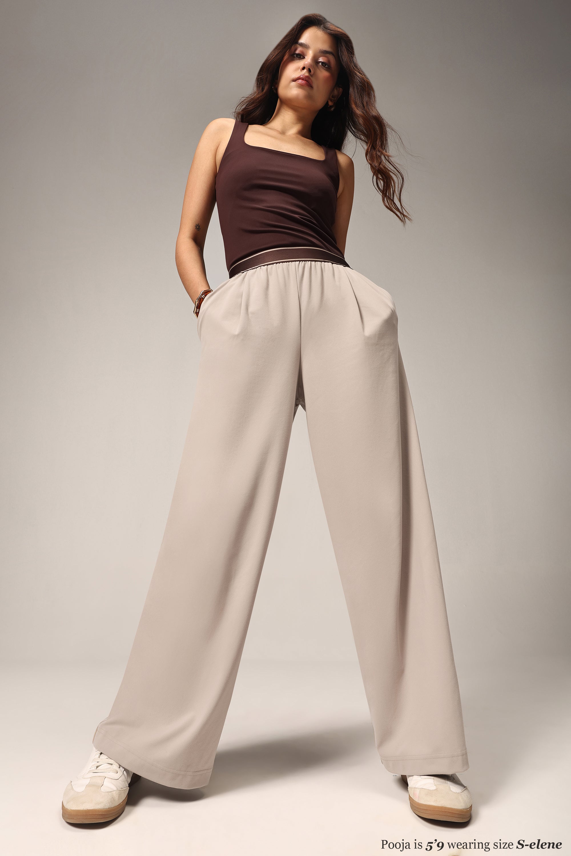 Cloud Korean Active Wide Pants