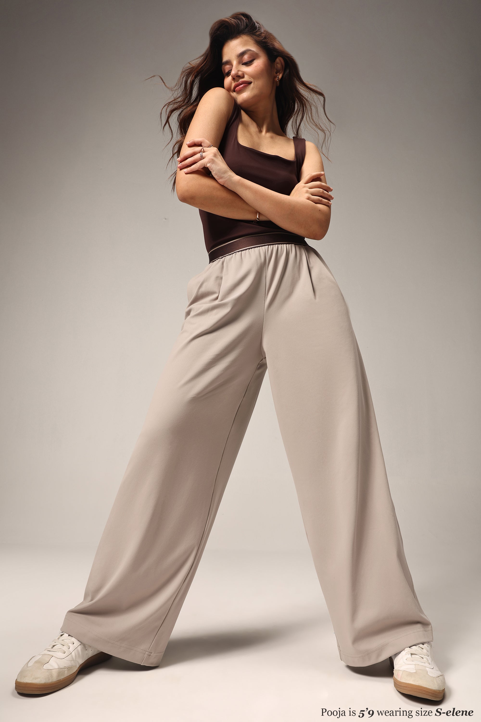 Cloud Korean Active Wide Pants