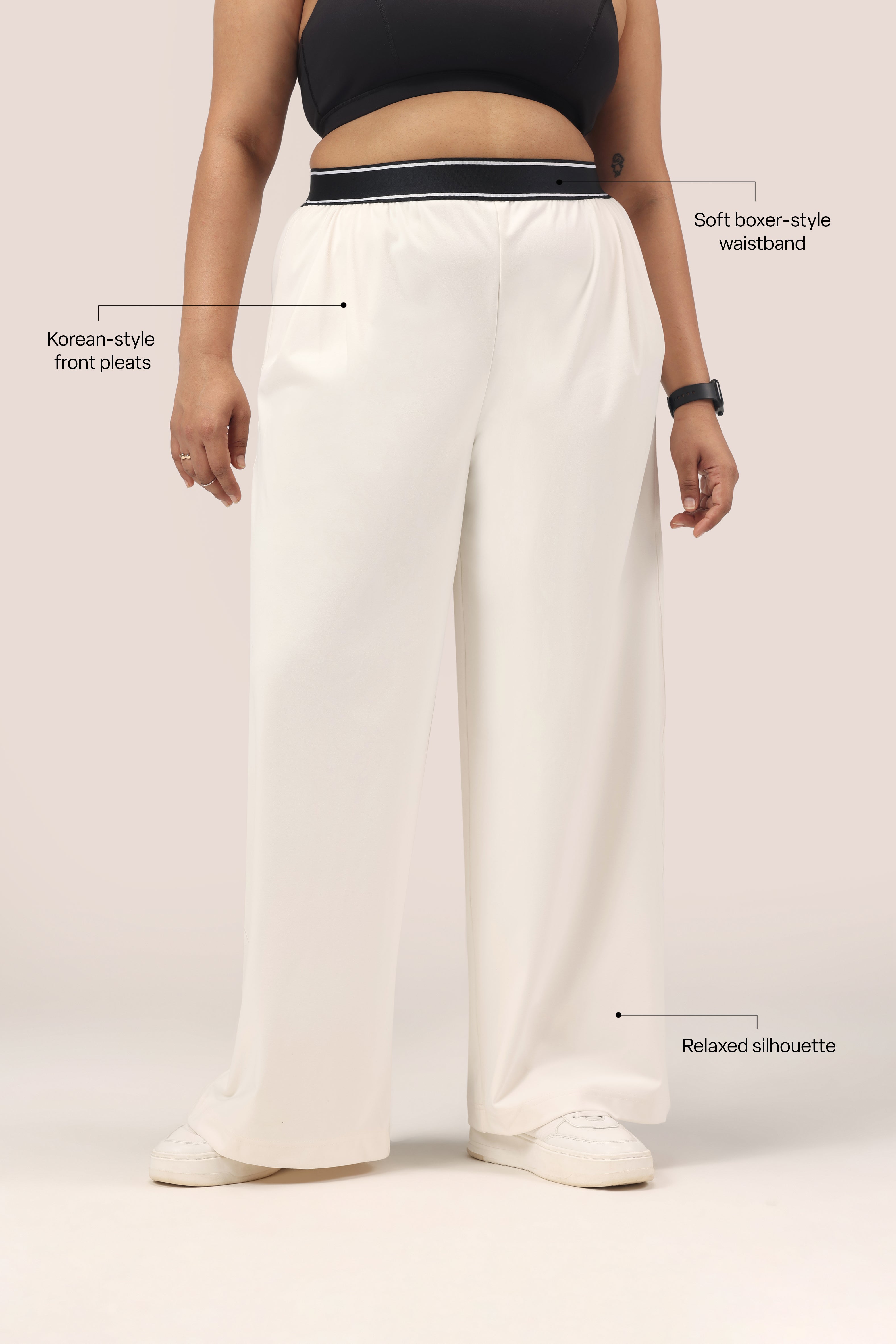 Cloud Korean Active Wide Pants