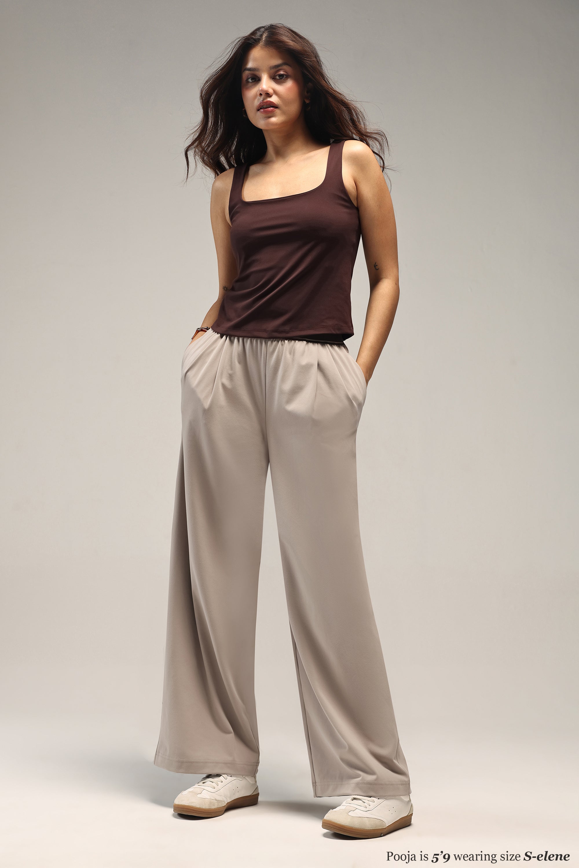 Cloud Korean Active Wide Pants