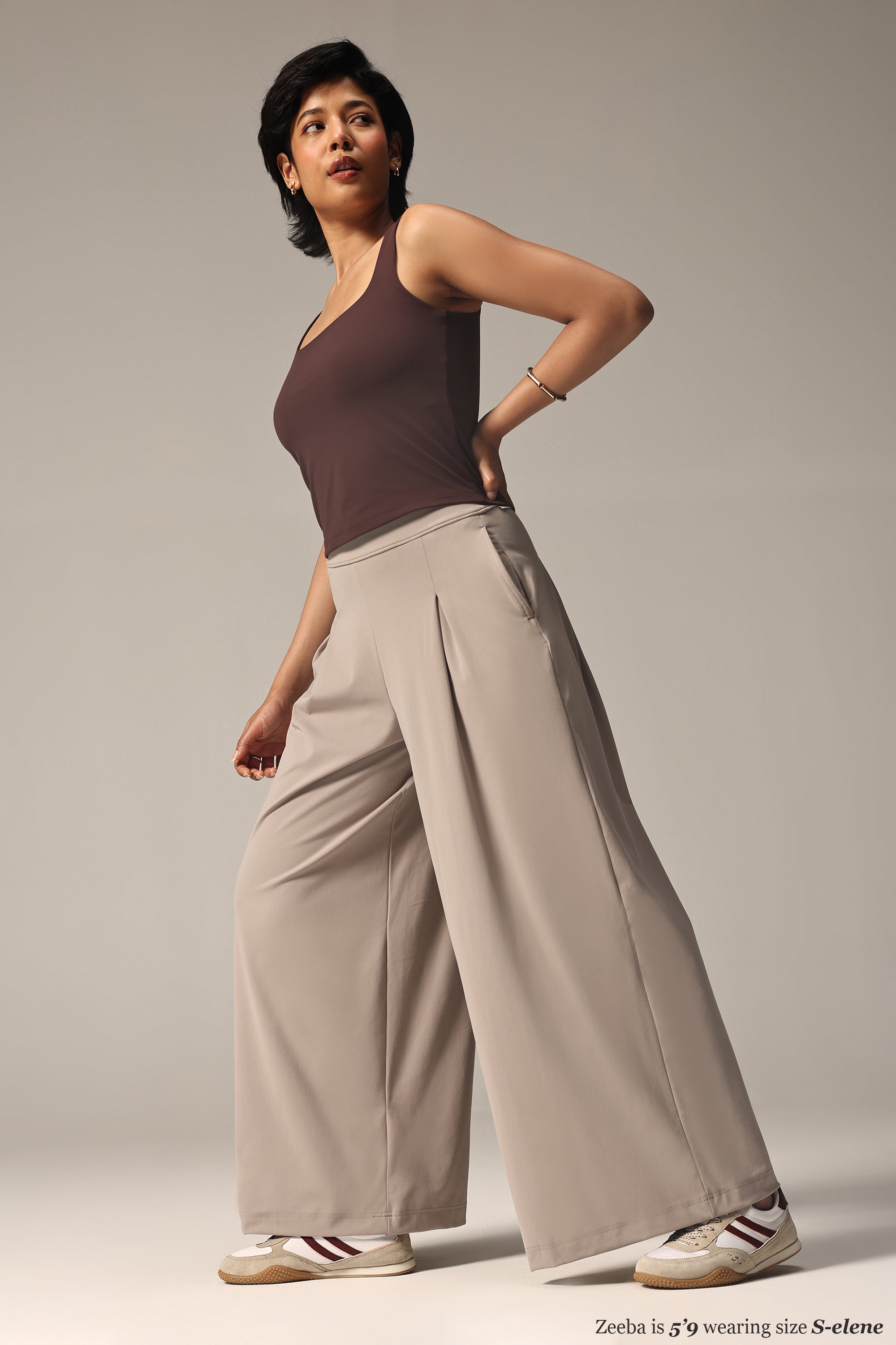 Cloud Box Pleated Korean Pant