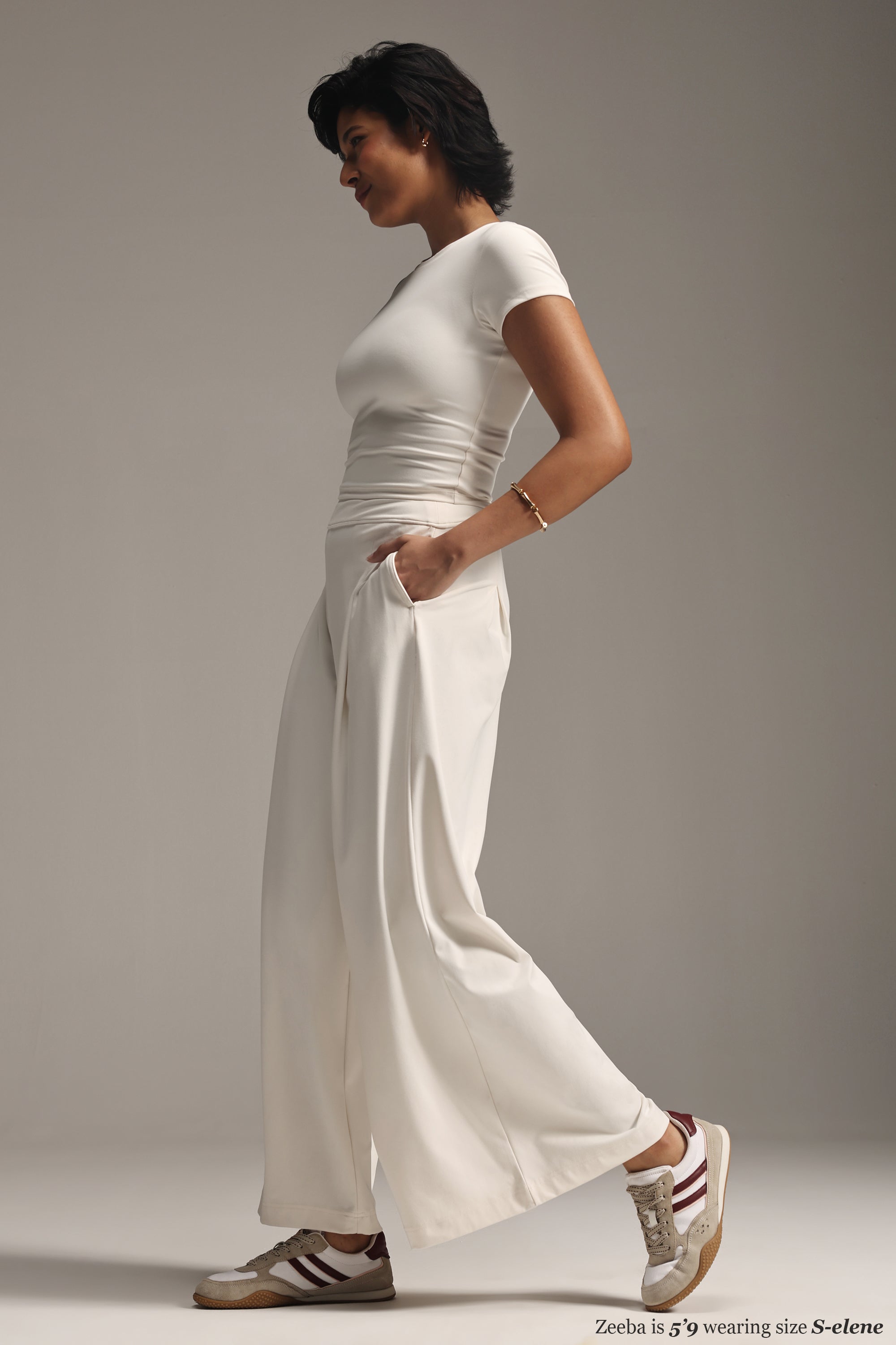 Cloud Box Pleated Korean Pant