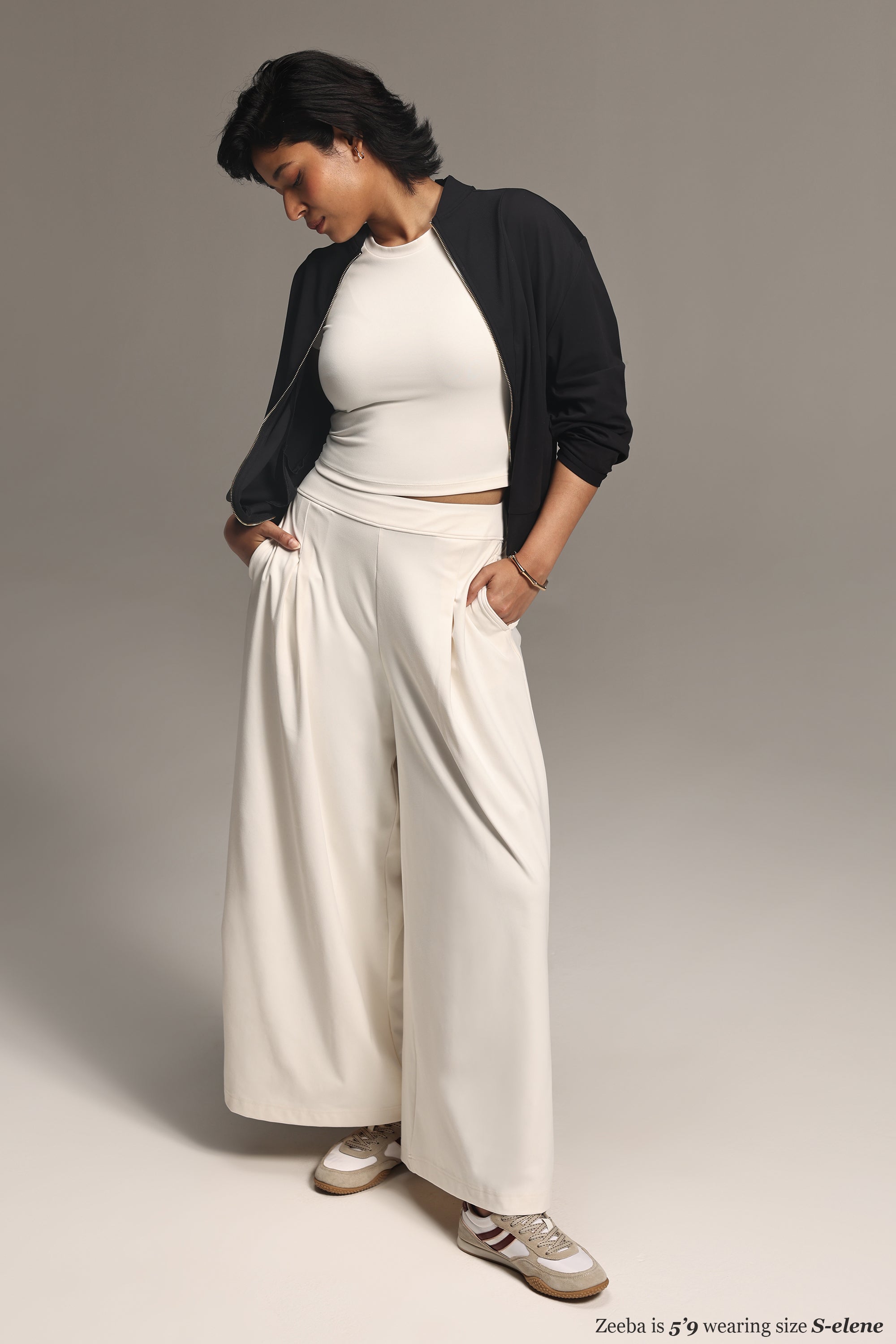 Cloud Box Pleated Korean Pant