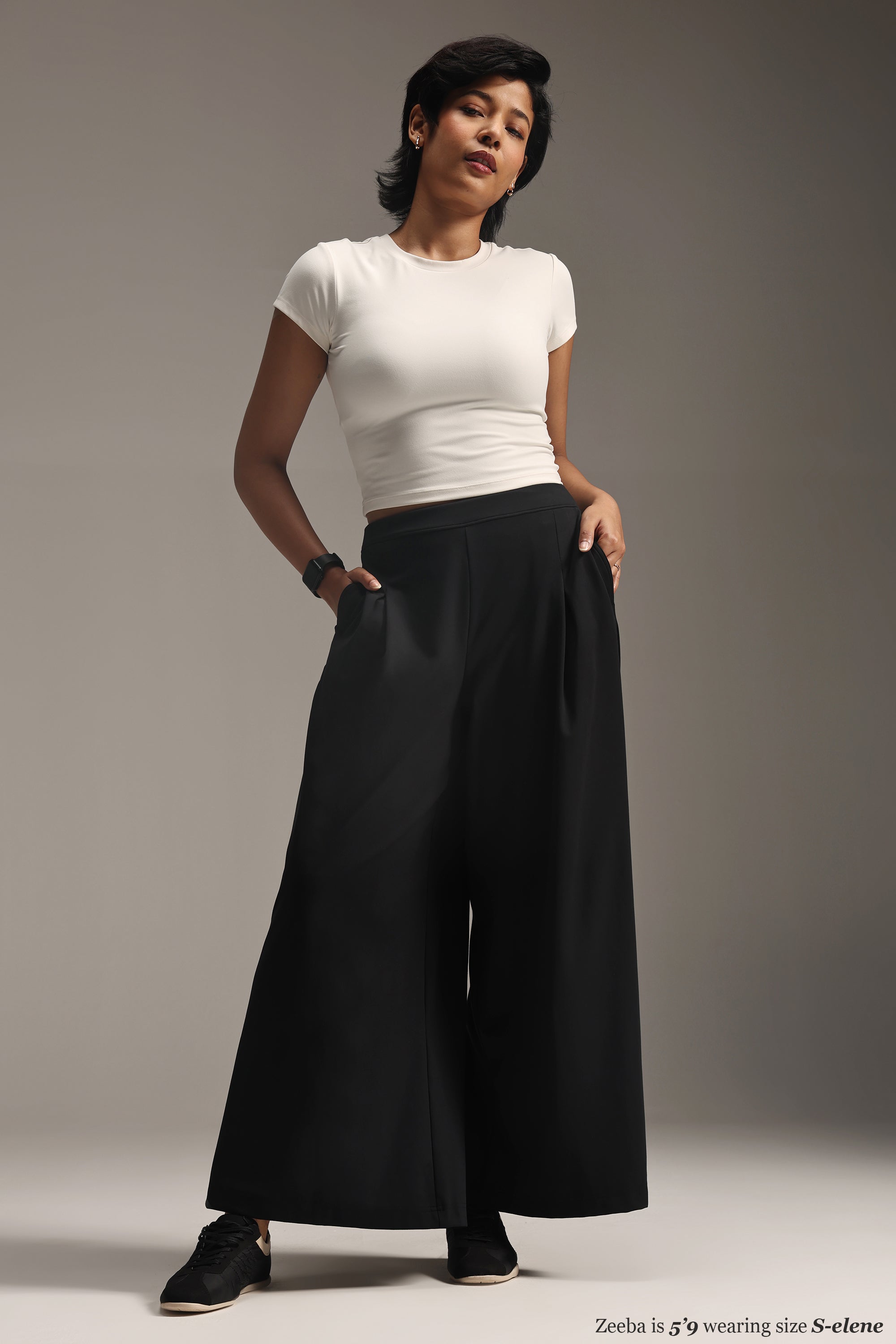 Cloud Box Pleated Korean Pant