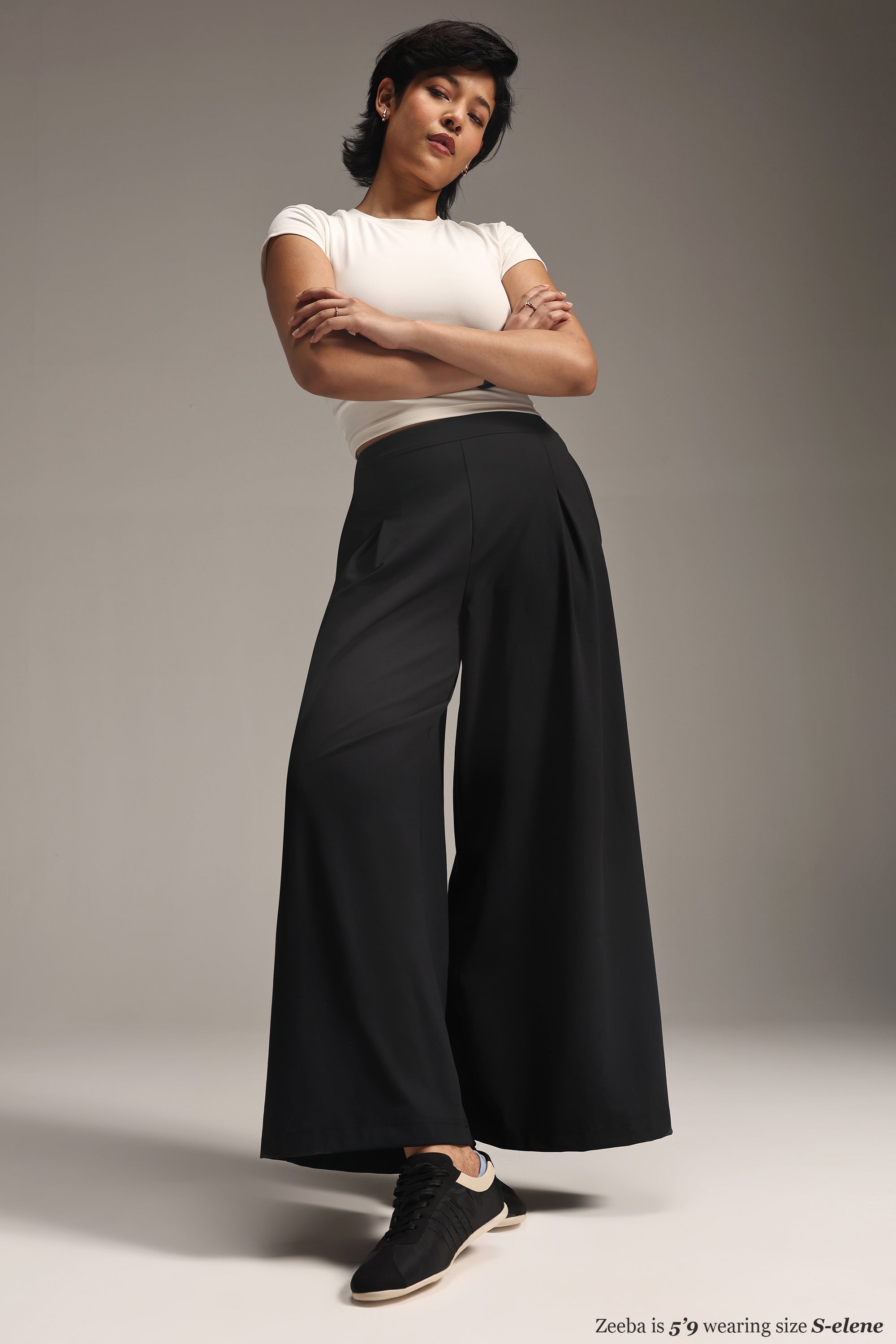 Cloud Box Pleated Korean Pant