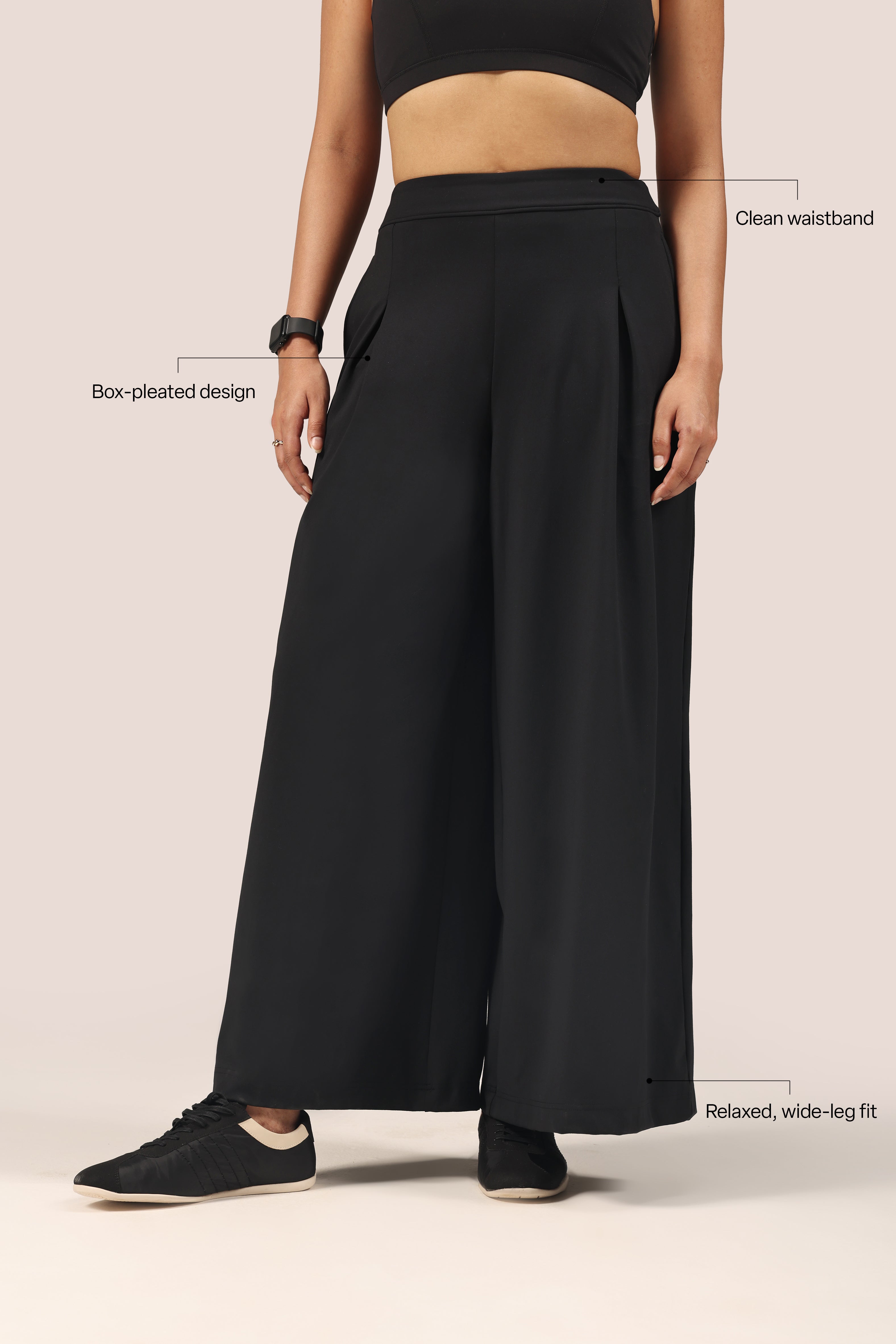 Cloud Box Pleated Korean Pant
