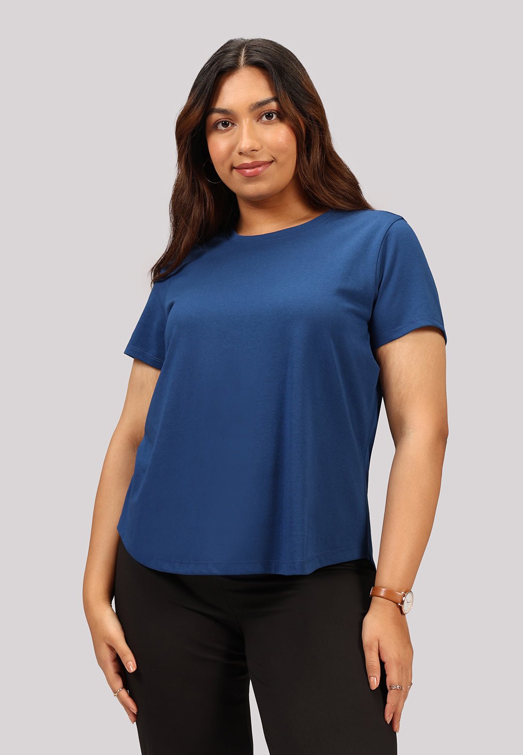 Cotton Pro Curved Hem Tee - BlissClub