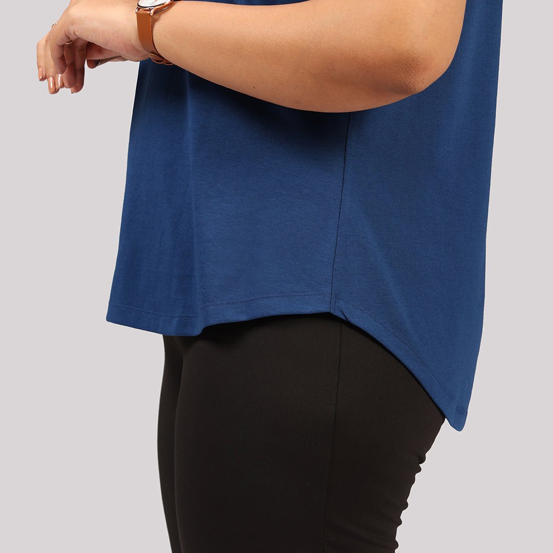 Cotton Pro Curved Hem Tee - BlissClub