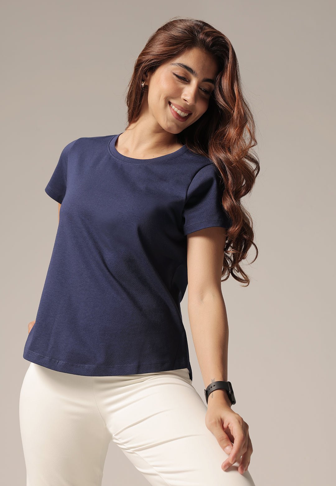 Cotton Pro Curved Hem Tee - BlissClub