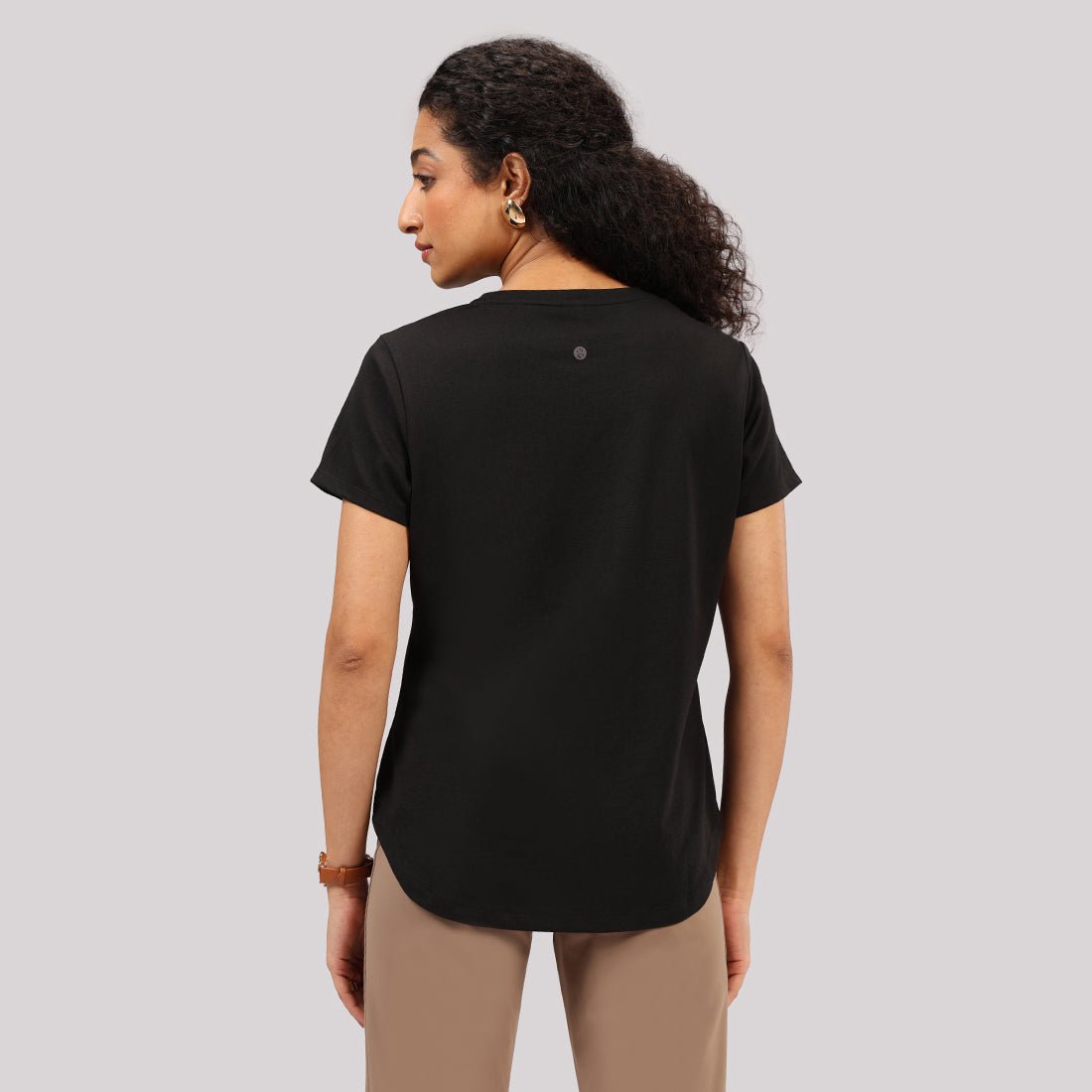 Cotton Pro Curved Hem Tee - BlissClub