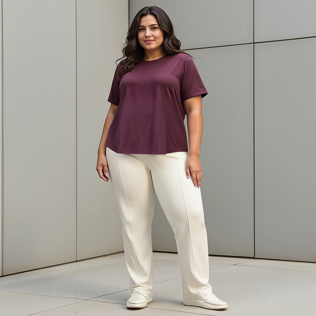 Cotton Pro Curved Hem Tee - BlissClub