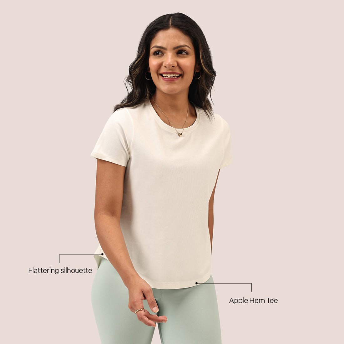 Cotton Pro Curved Hem Tee - BlissClub