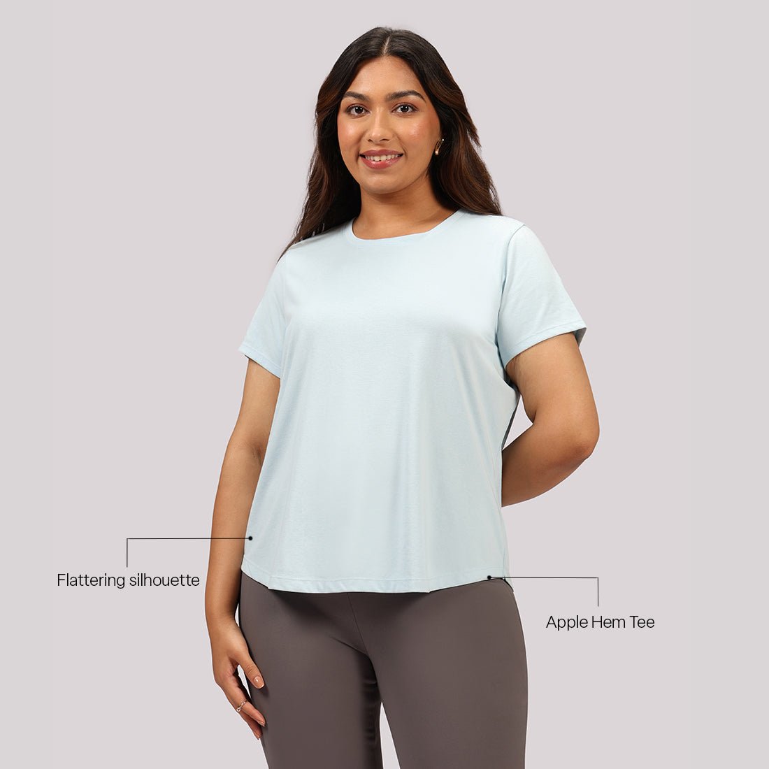 Cotton Pro Curved Hem Tee - BlissClub