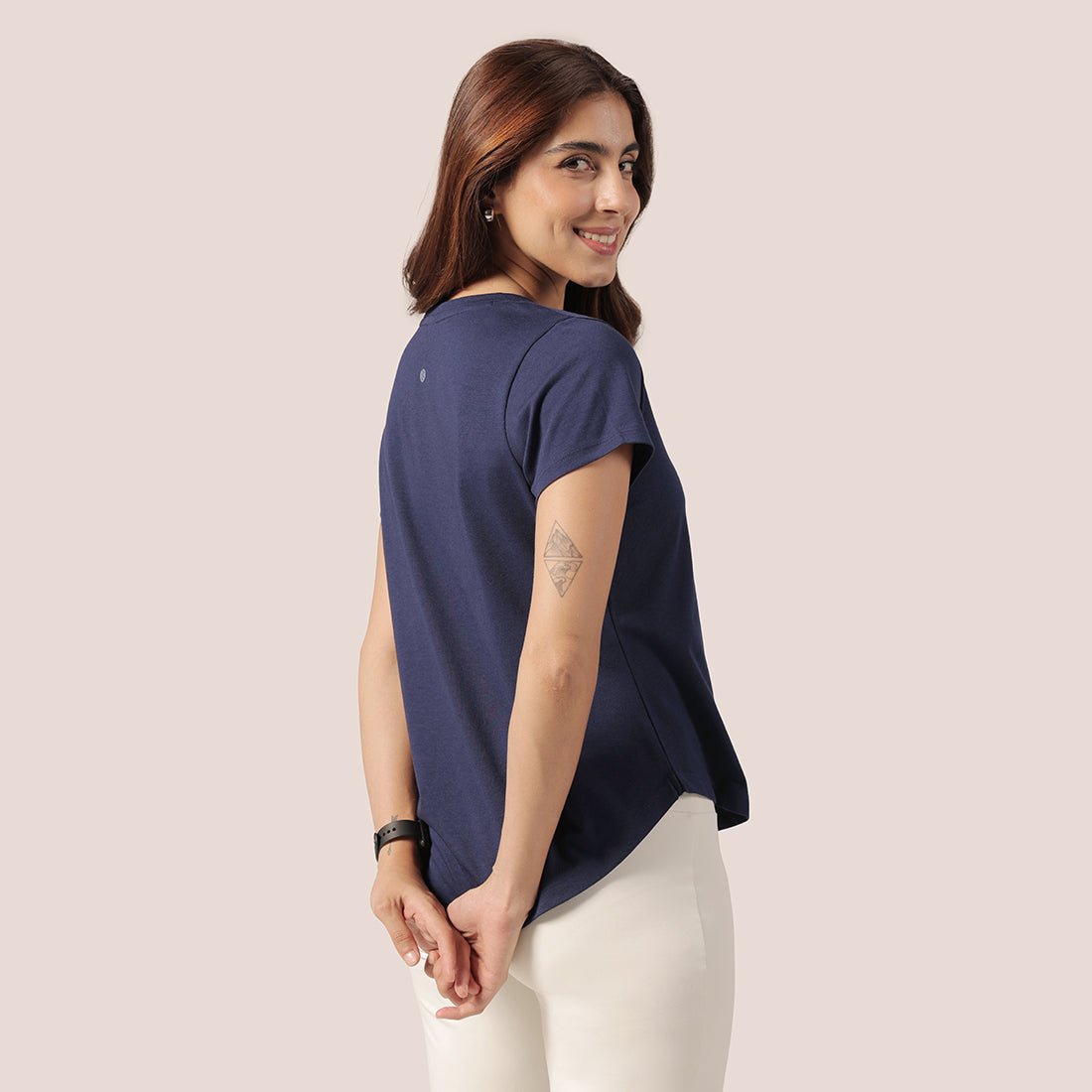 Cotton Pro Curved Hem Tee - BlissClub