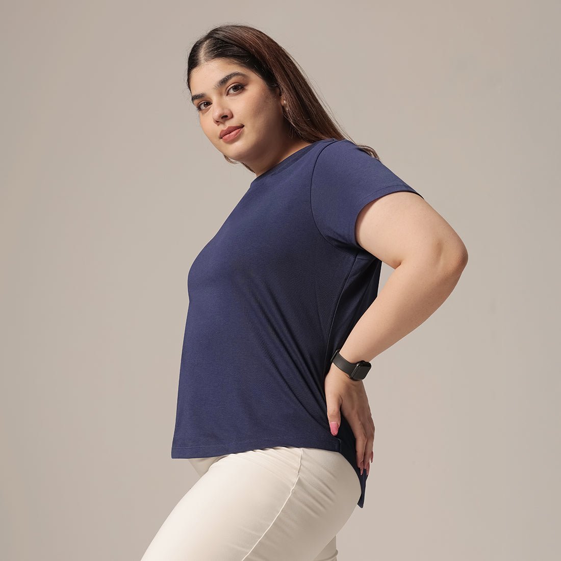 Cotton Pro Curved Hem Tee - BlissClub
