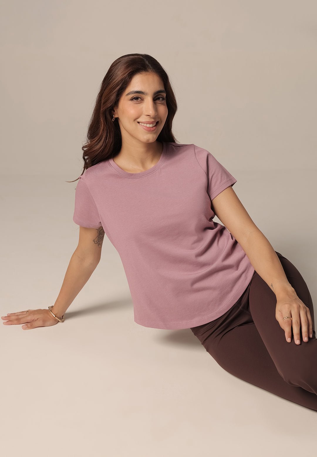 Cotton Pro Curved Hem Tee - BlissClub