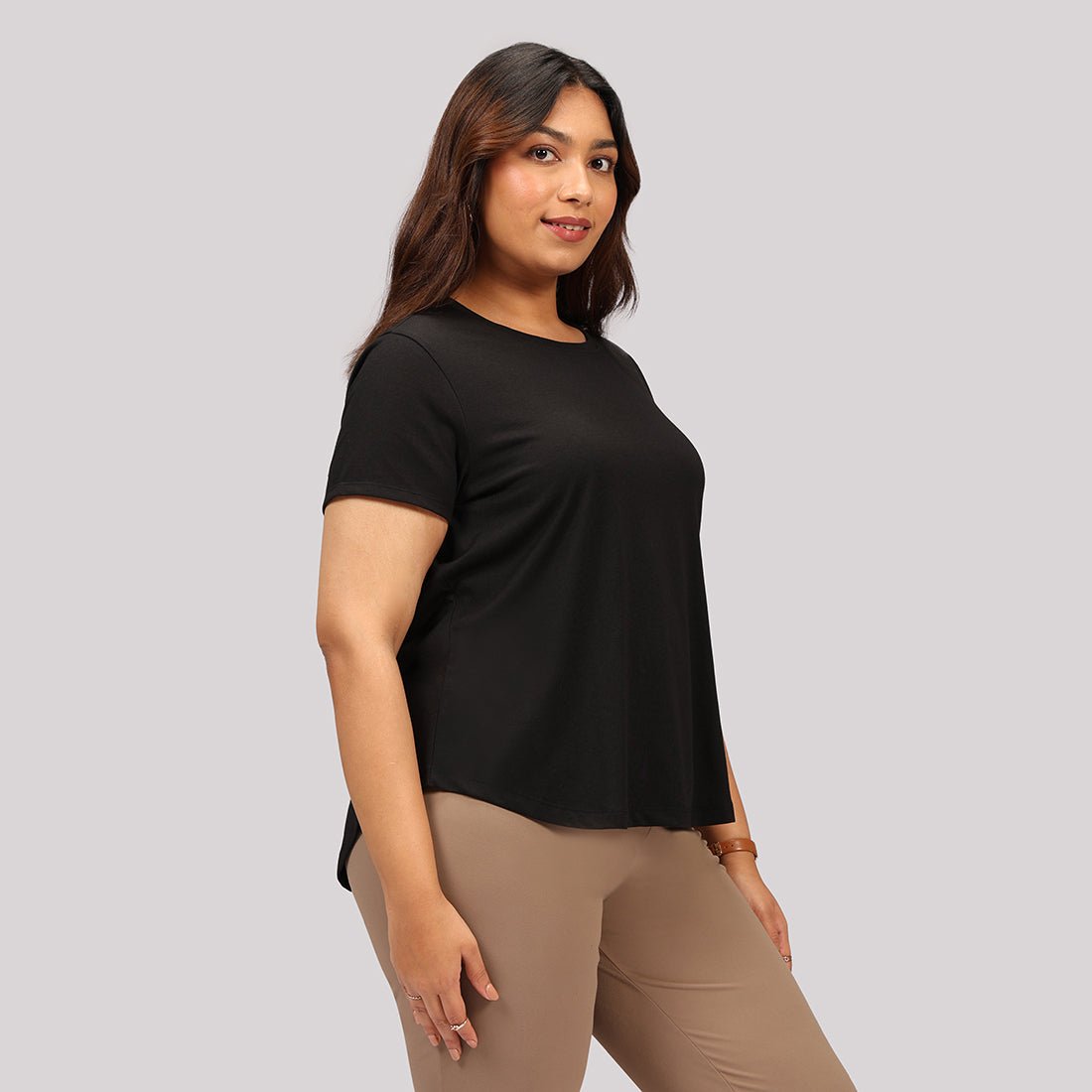 Cotton Pro Curved Hem Tee - BlissClub