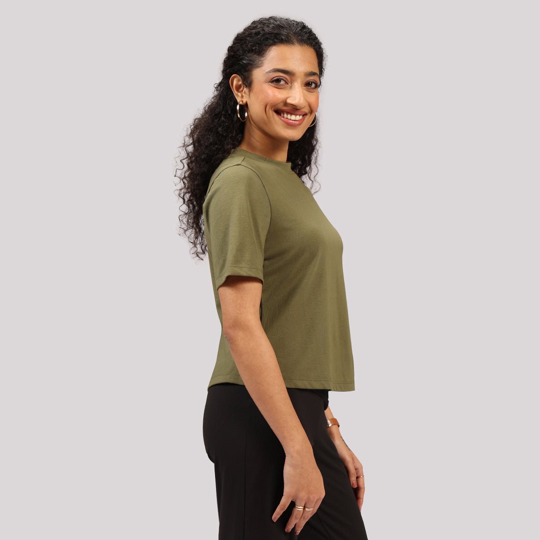 Cotton Pro High Neck Top - BlissClub