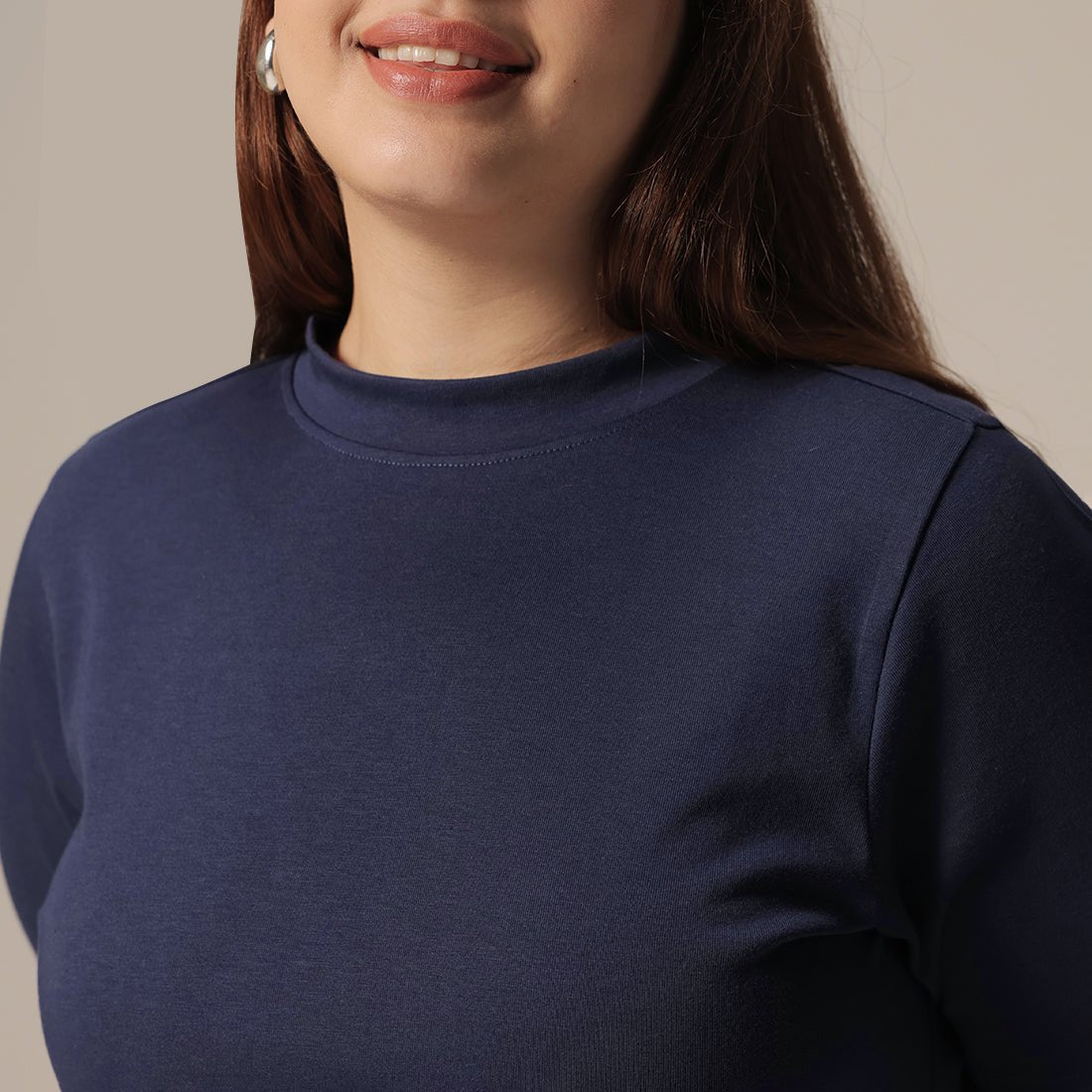 Cotton Pro High Neck Top - BlissClub