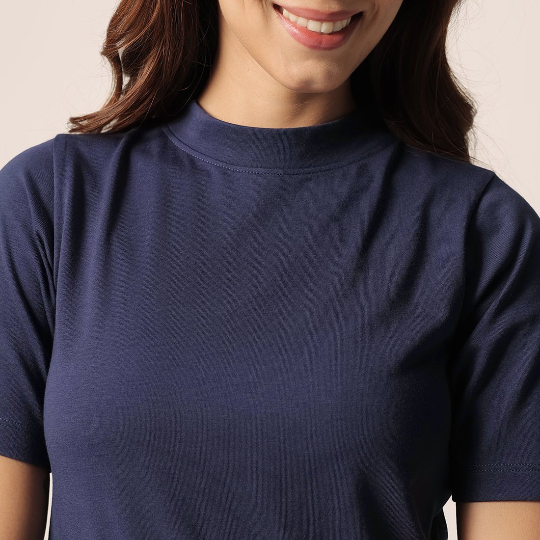 Cotton Pro High Neck Top - BlissClub