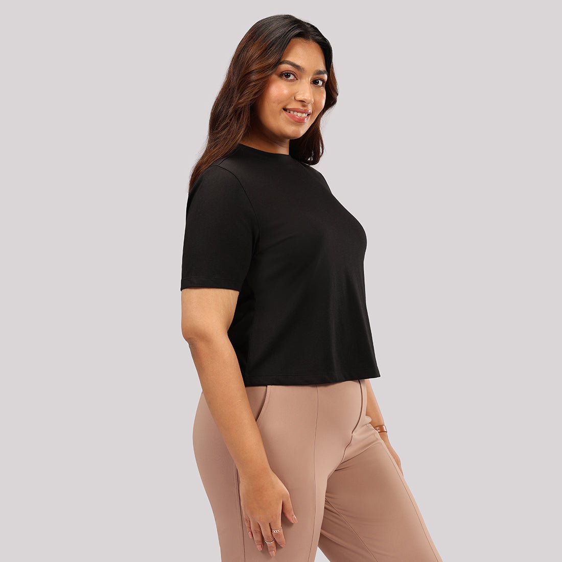 Cotton Pro High Neck Top - BlissClub