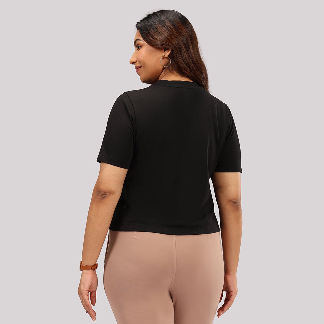 Cotton Pro High Neck Top - BlissClub