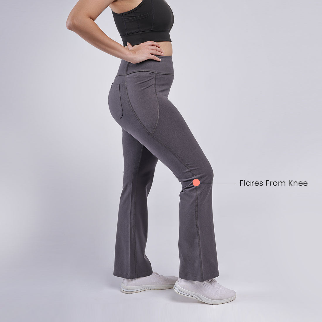 Groove-In Cotton Flare Pants Tall