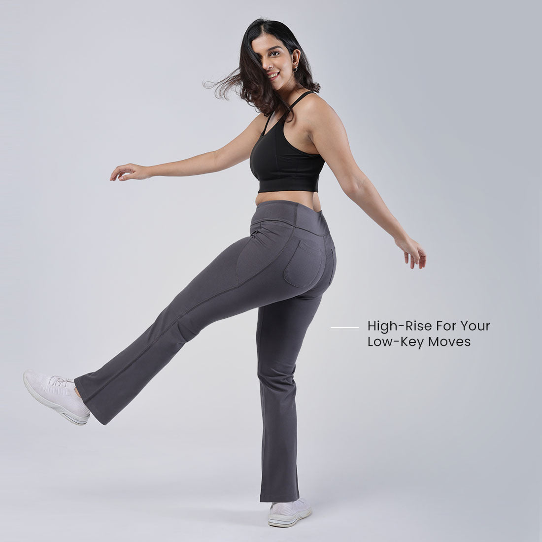 Groove-In Cotton Flare Pants Tall