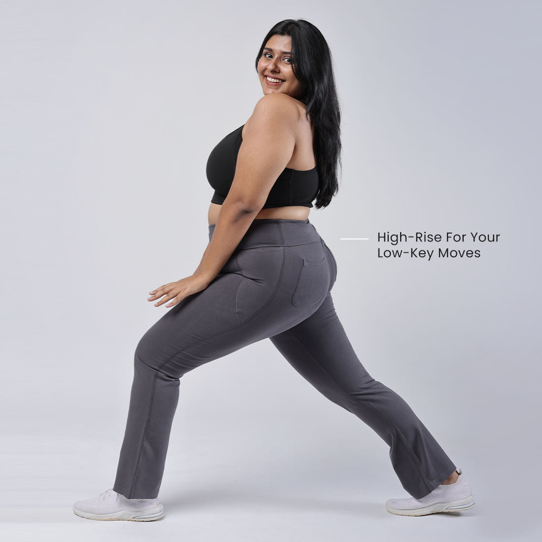 Groove-In Cotton Flare Pants Tall