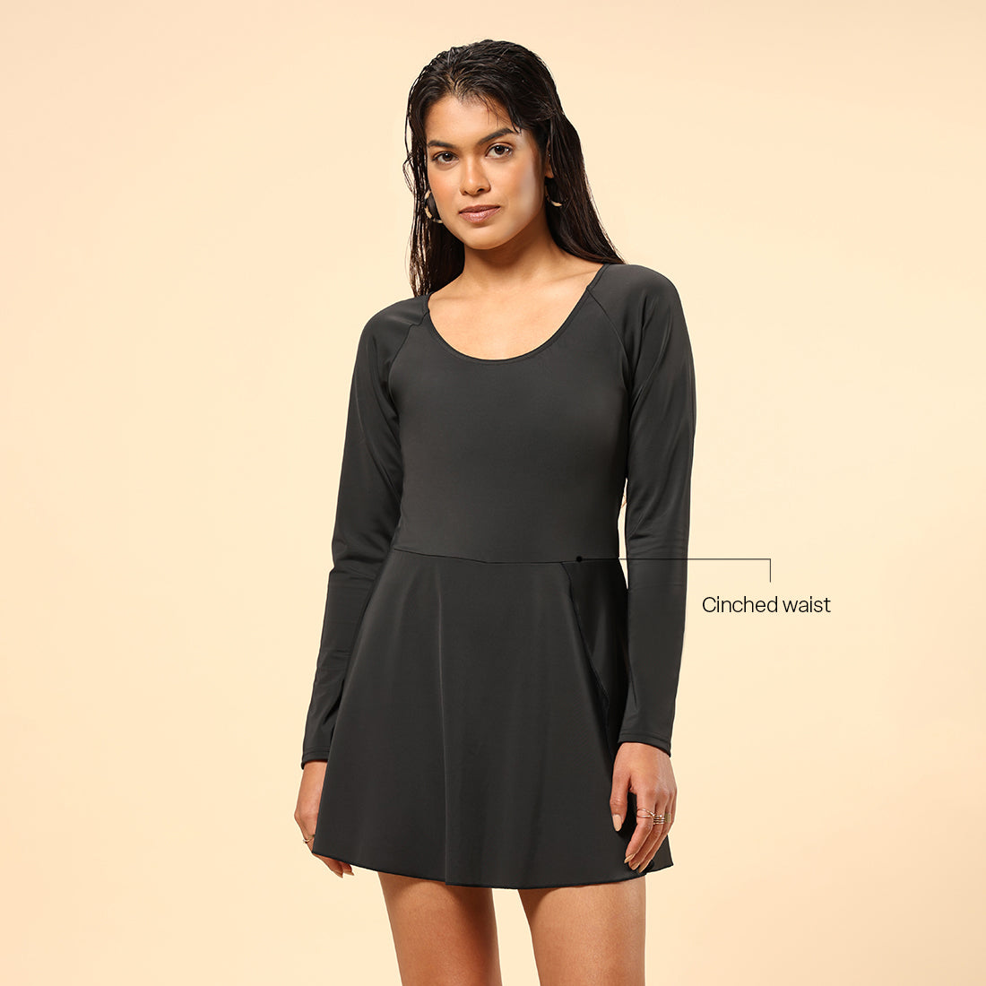 The Bliss Swim Full Sleeve Dress