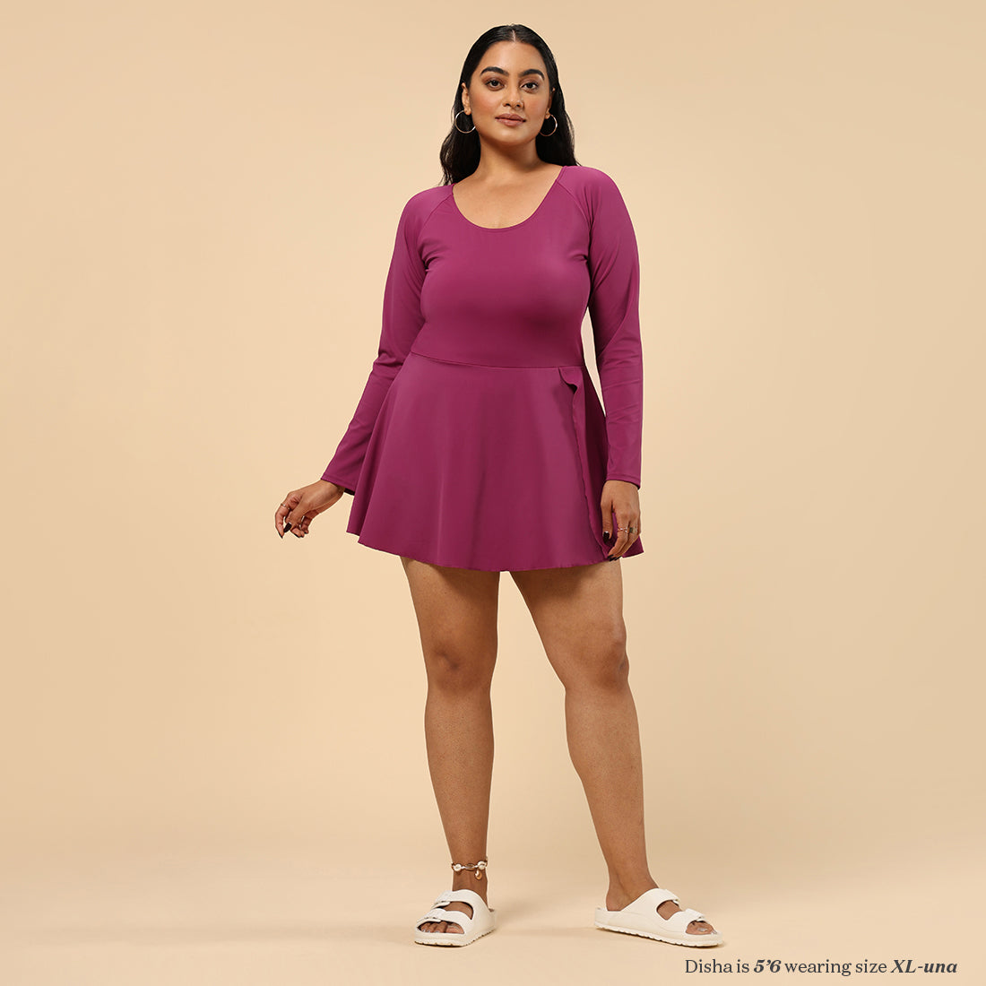 The Bliss Swim Full Sleeve Dress