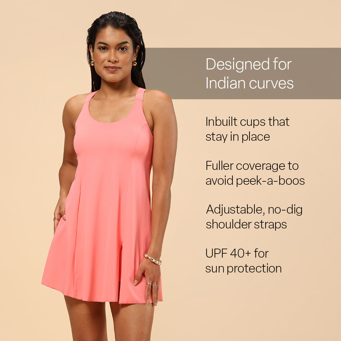 Bliss Swim Dress - Racerback