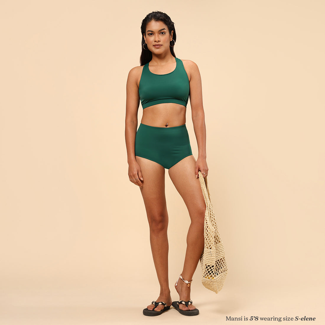 The Bliss Swim High Waisted Bottom