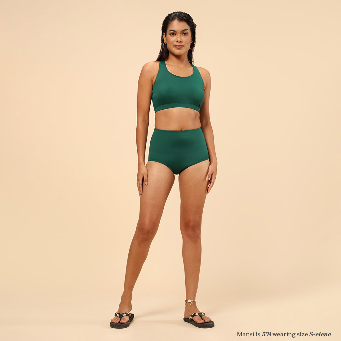 The Bliss Swim High Waisted Bottom