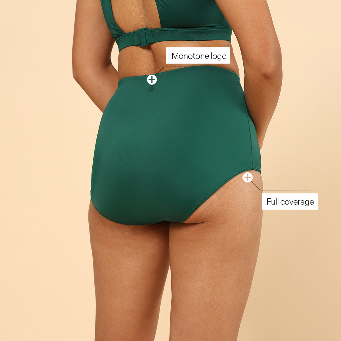 The Bliss Swim High Waisted Bottom
