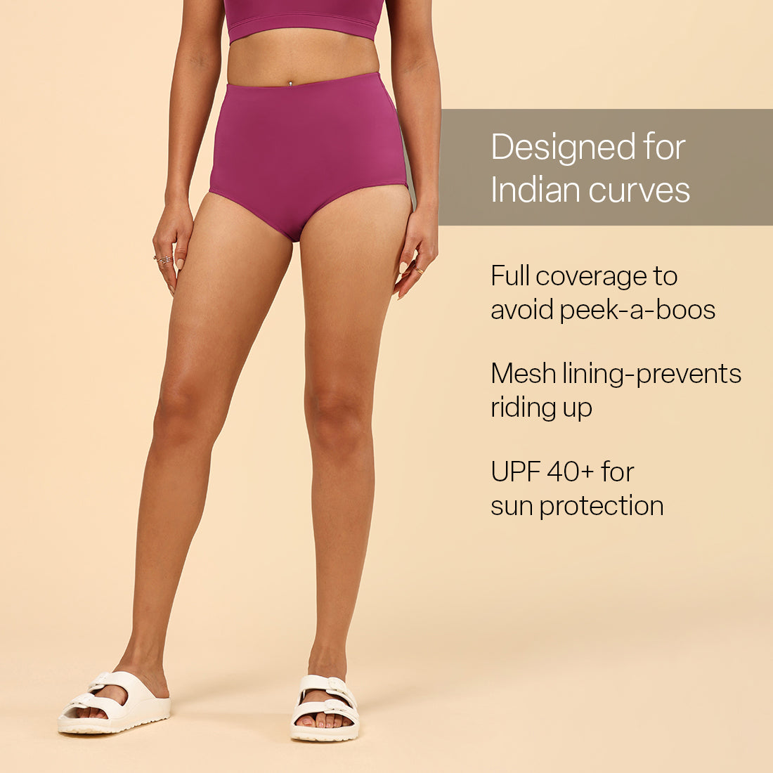 The Bliss Swim High Waisted Bottom