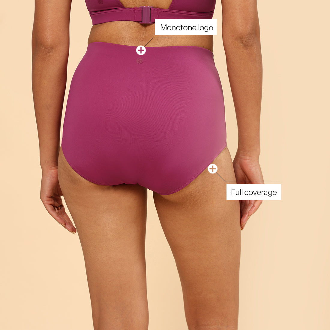 The Bliss Swim High Waisted Bottom
