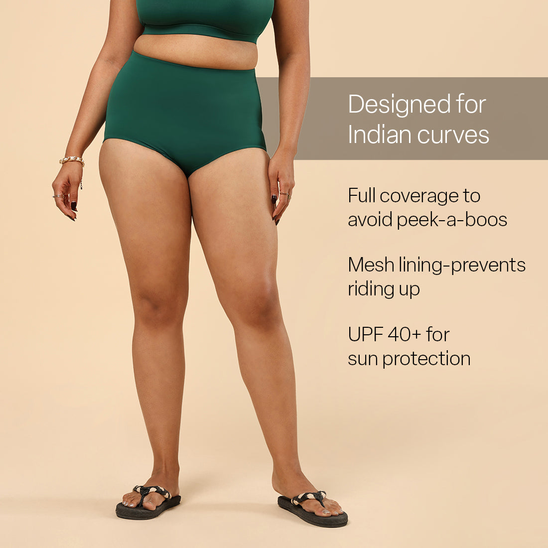 The Bliss Swim High Waisted Bottom