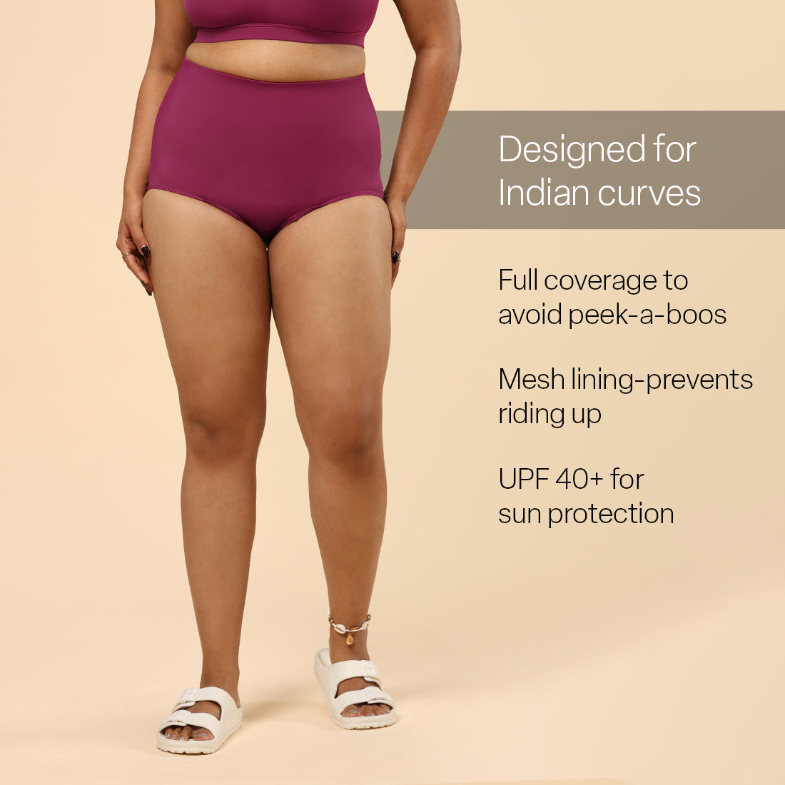 The Bliss Swim High Waisted Bottom