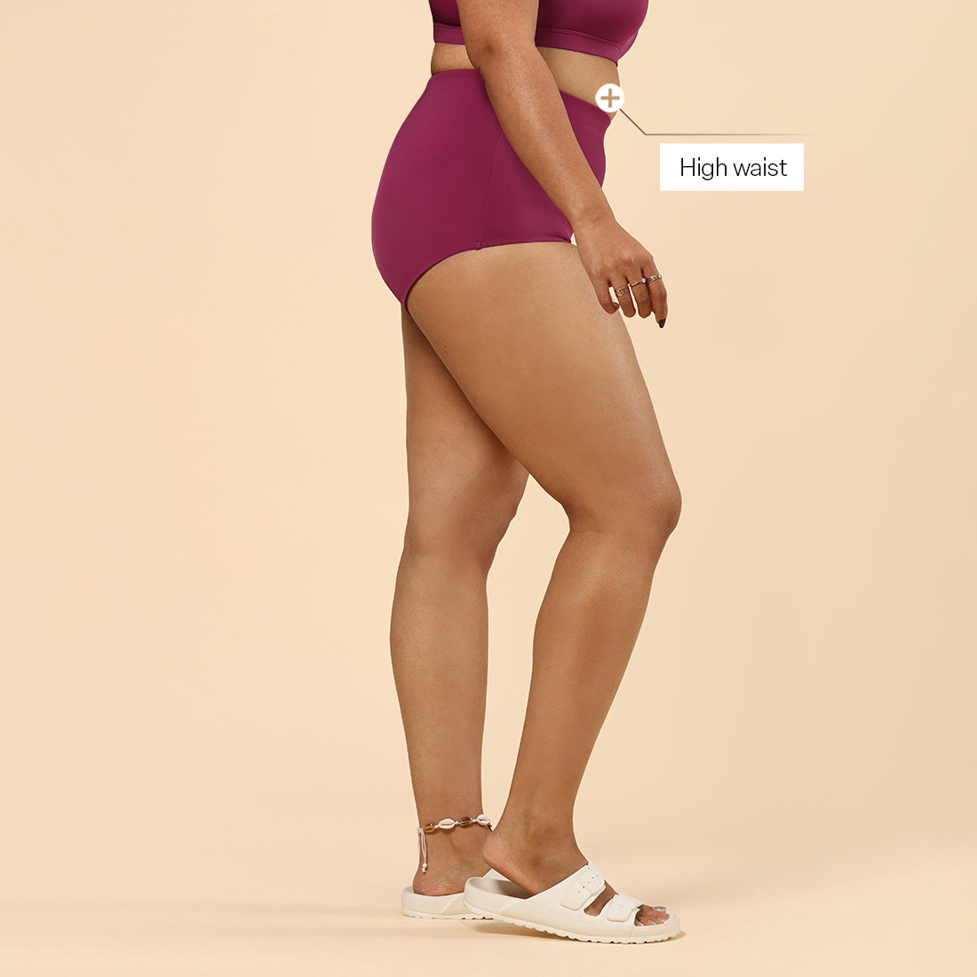 The Bliss Swim High Waisted Bottom