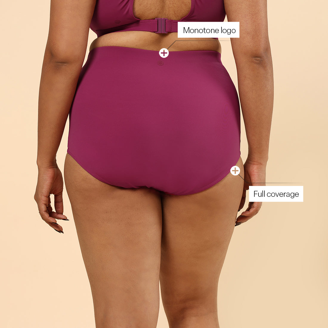 The Bliss Swim High Waisted Bottom