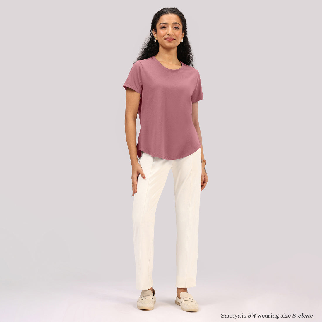 Cotton Pro Curved Hem Tee