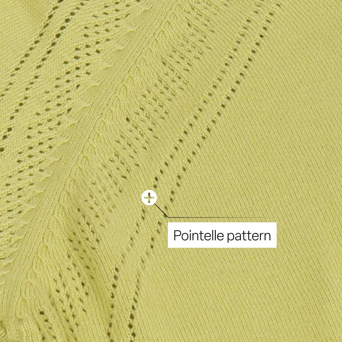 At-Ease Cotton Knit Pointelle Top - Full