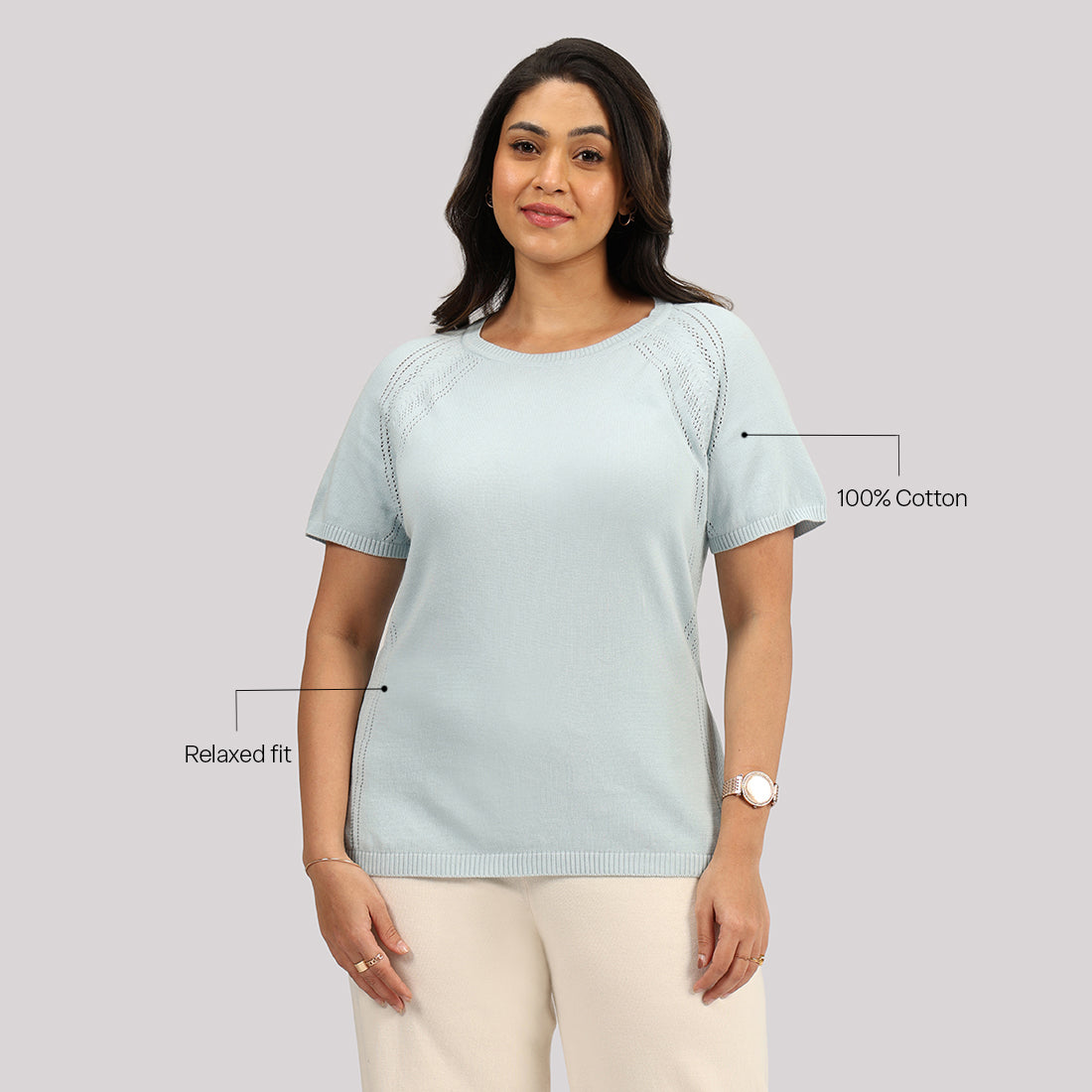 Move All Day Pointelle Top