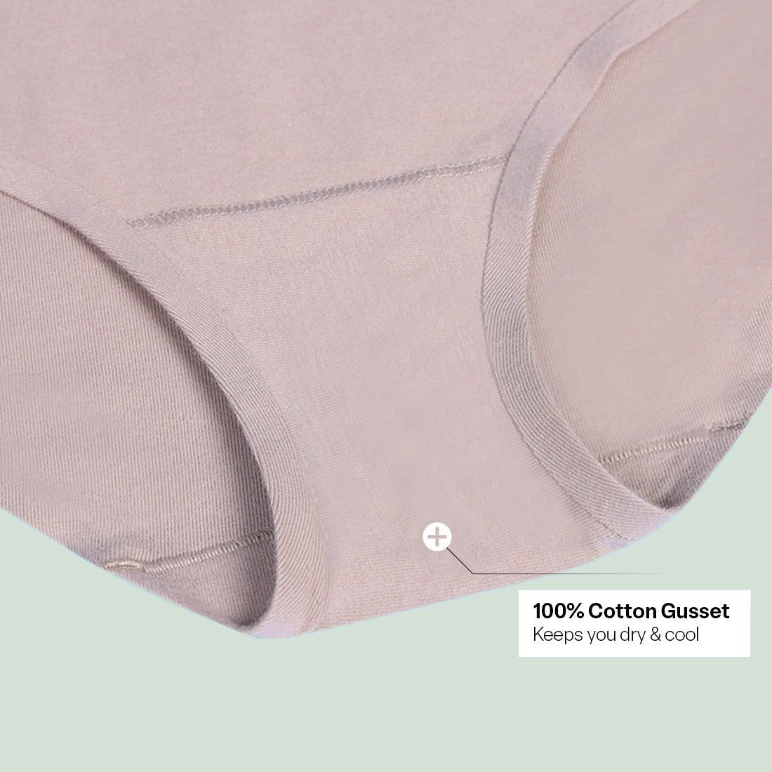 FreeDame Seamless Cotton Panty (Pack of 2) - BlissClub